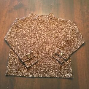 Medium Ann Taylor animal print top